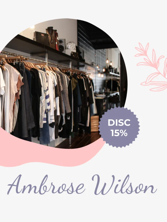 Ambrose Wilson Discount, Coupon, Promo Codes — Coupontoaster